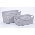 plastic storage basket with handle for daily use